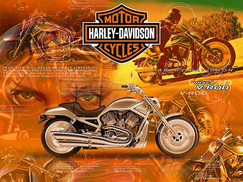 Toutsurtoutbiz Fonds Décrans Harley Davidson
