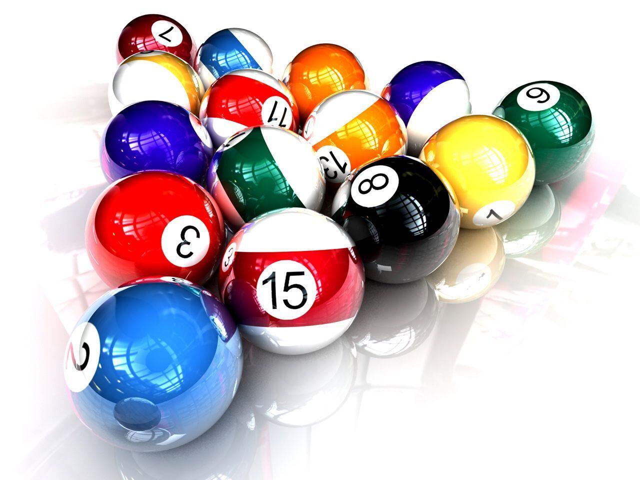 Boules De Billard 3d