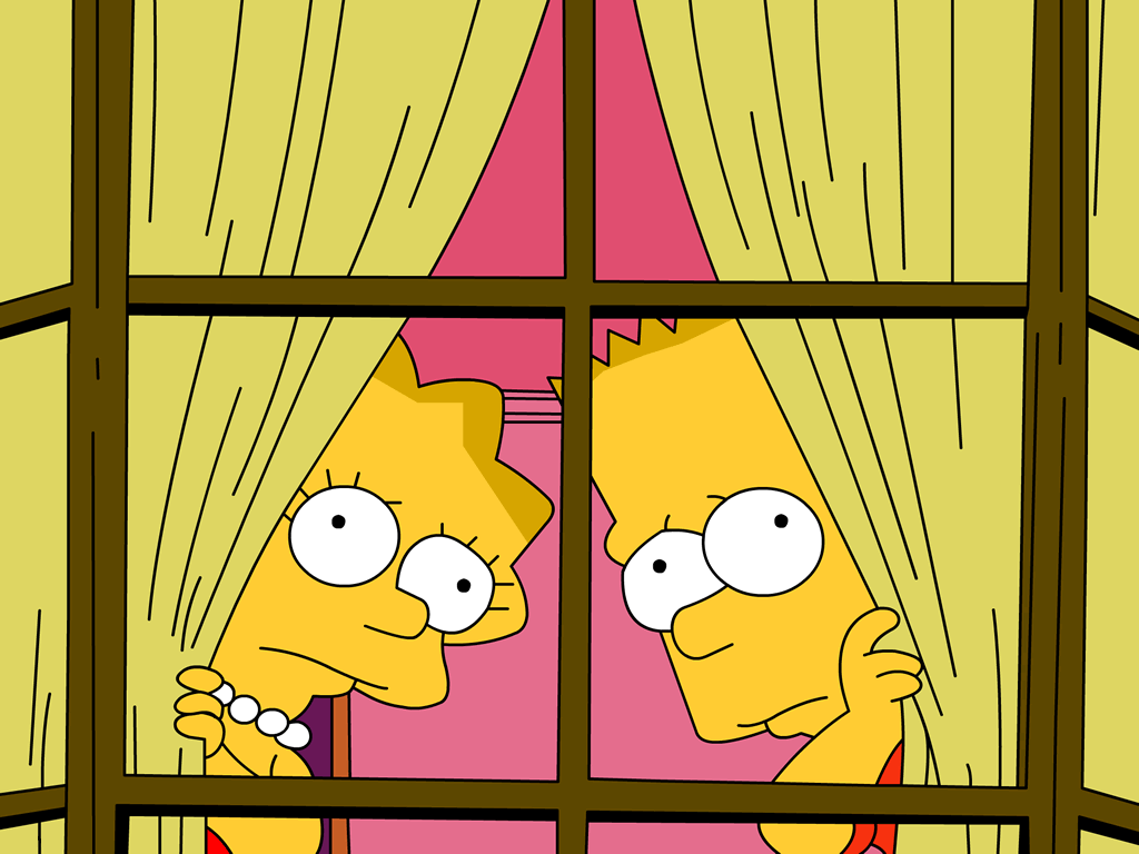 Bart & Lisa Simpson