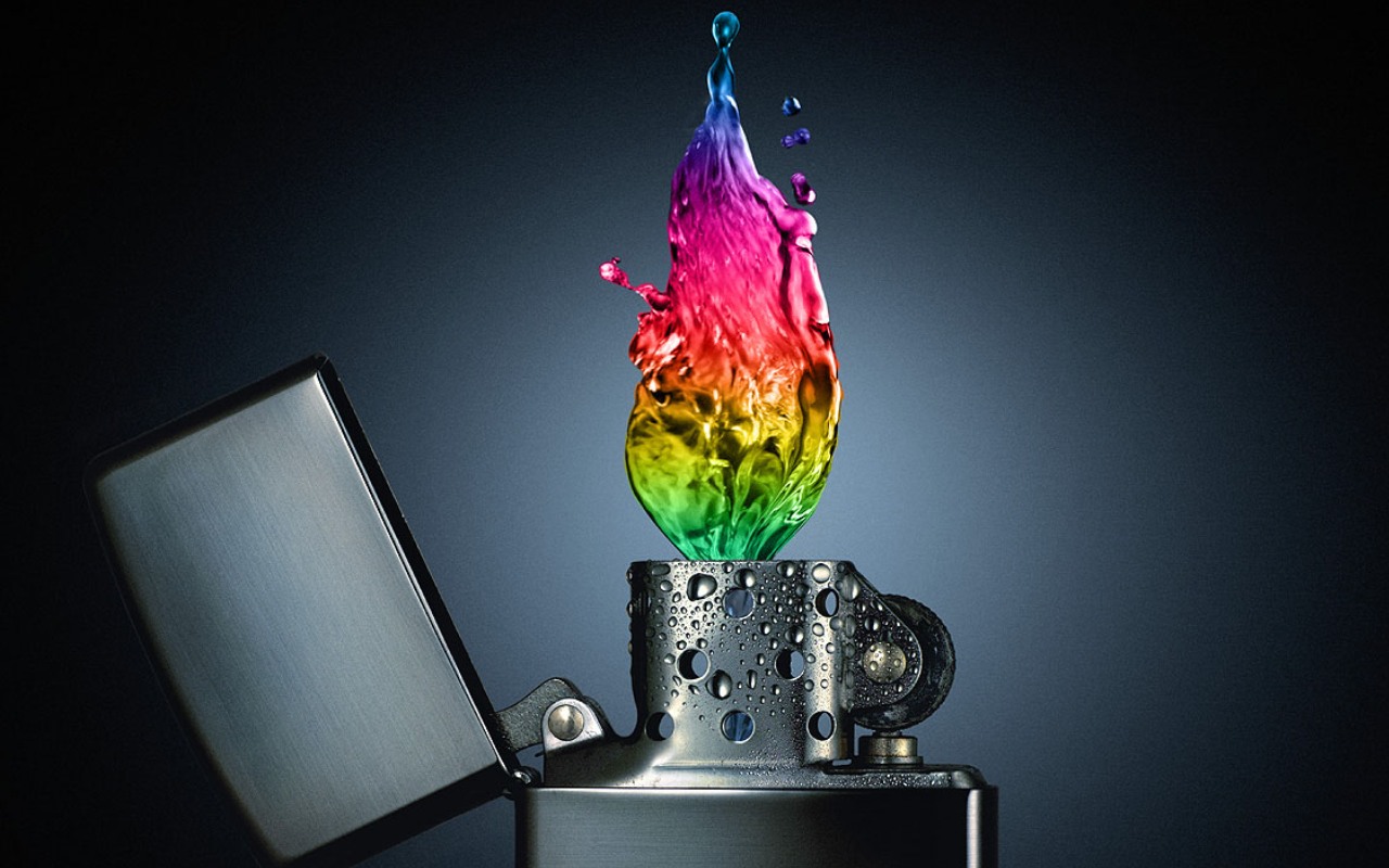 Zippo Water Colors Light