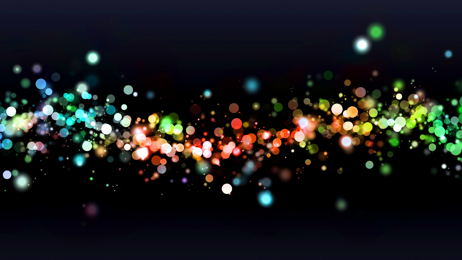 Abstract Lights Bokeh Digital Art