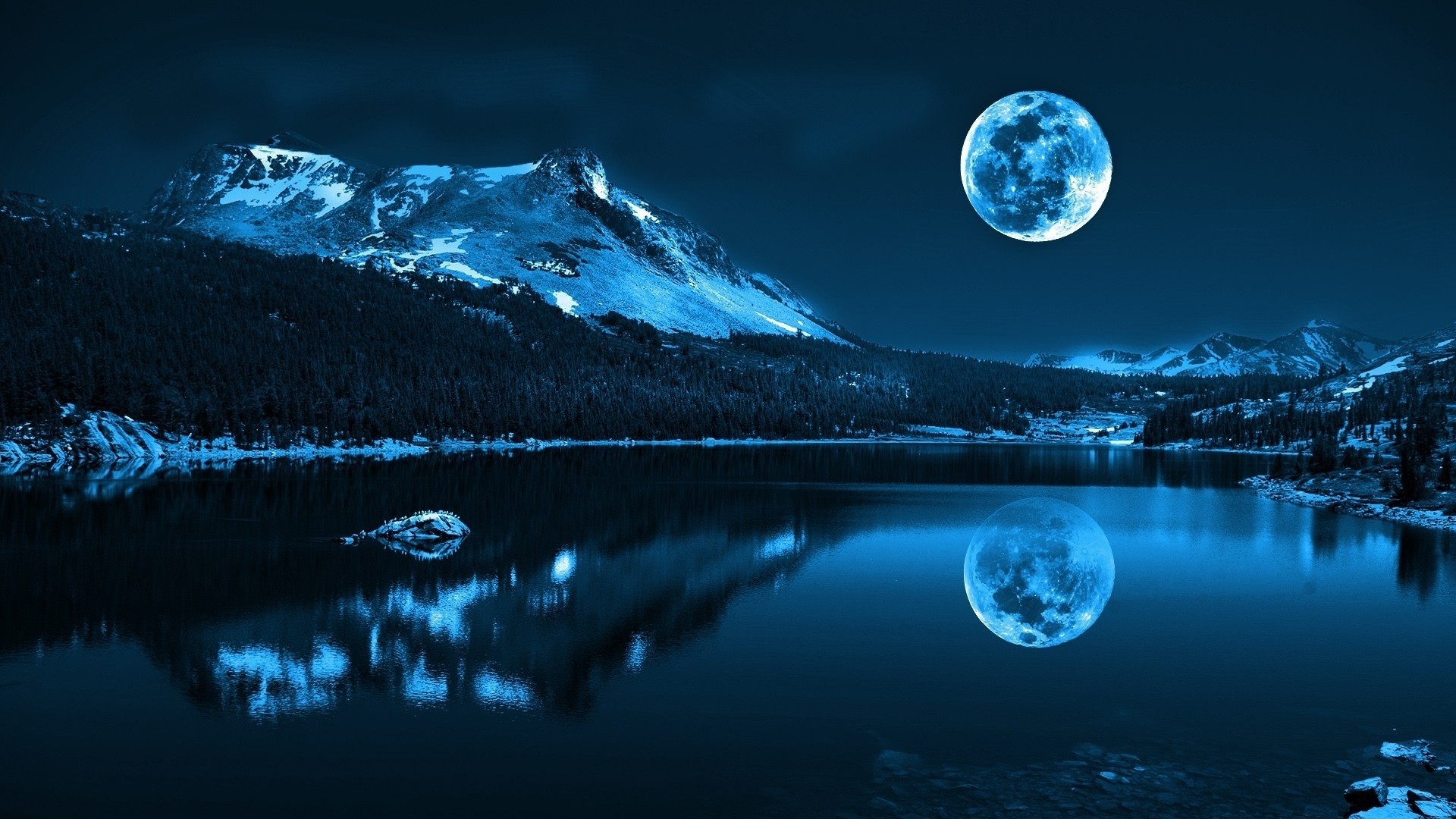 Moon Lakes Reflections