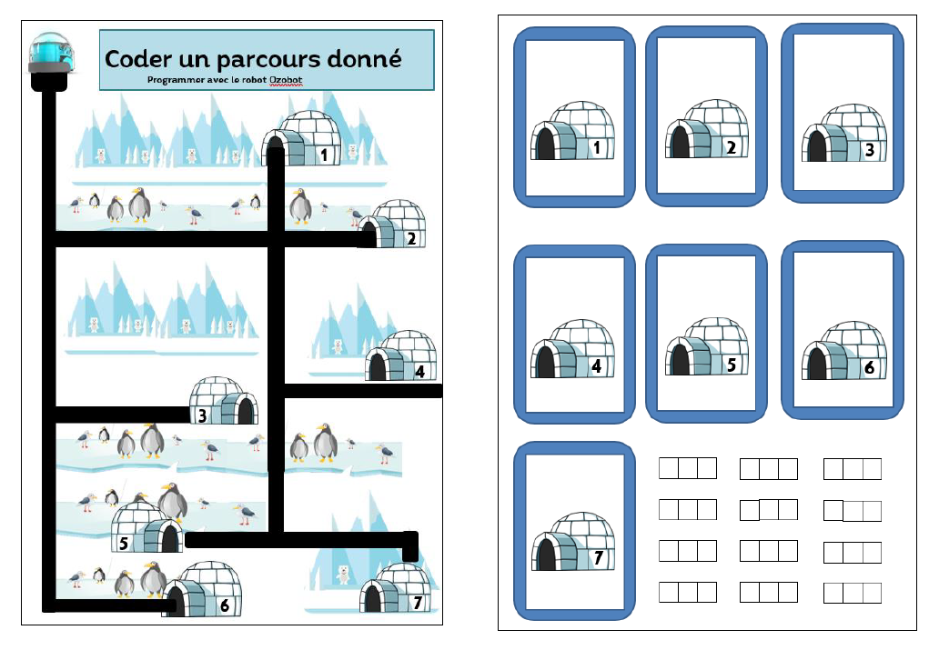 Fiches jeux ozobot